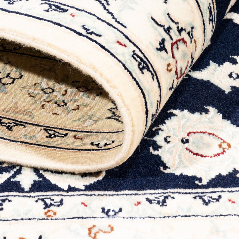 Perzisch tapijt - Nain - Premium - 158 x 105 cm - donkerblauw