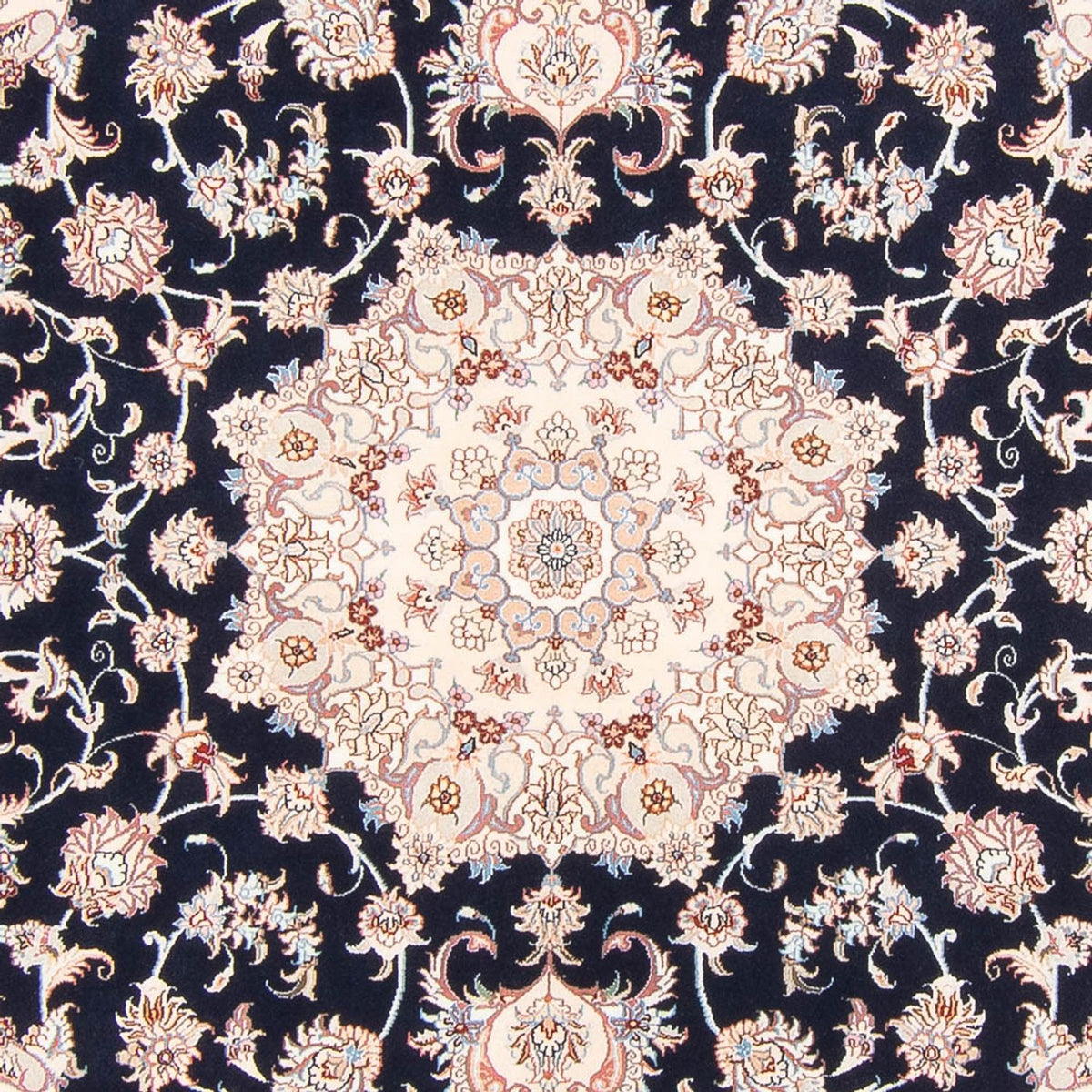 Perzisch tapijt - Tabriz - Royal - 250 x 198 cm - donkerblauw
