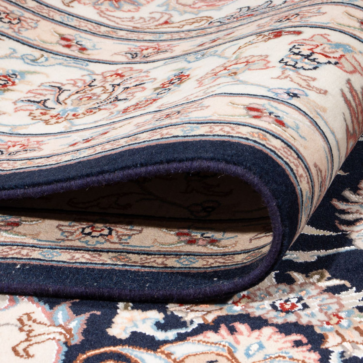 Perzisch tapijt - Tabriz - Royal - 250 x 198 cm - donkerblauw
