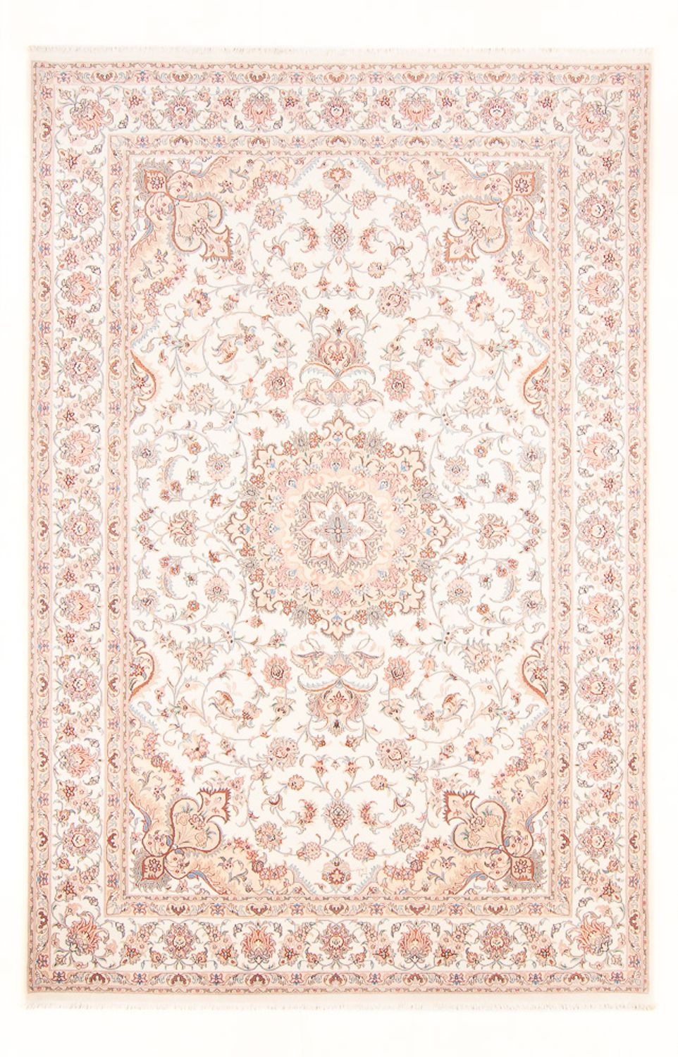 Perzisch tapijt - Tabriz - Royal - 305 x 198 cm - crème