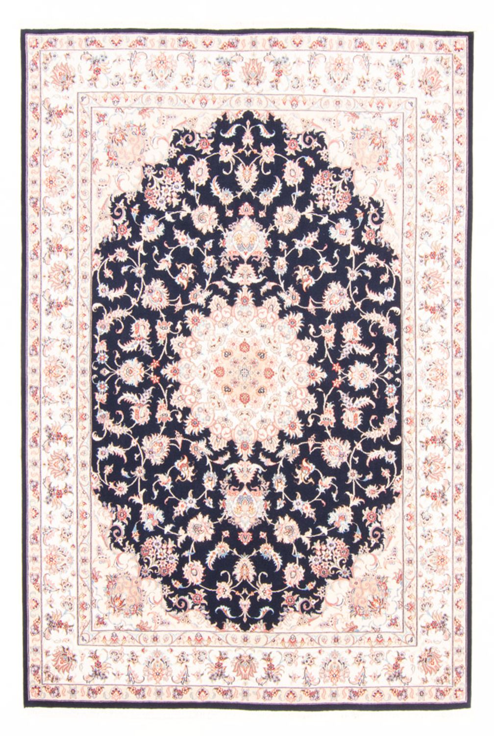 Perzisch tapijt - Tabriz - Royal - 233 x 168 cm - donkerblauw