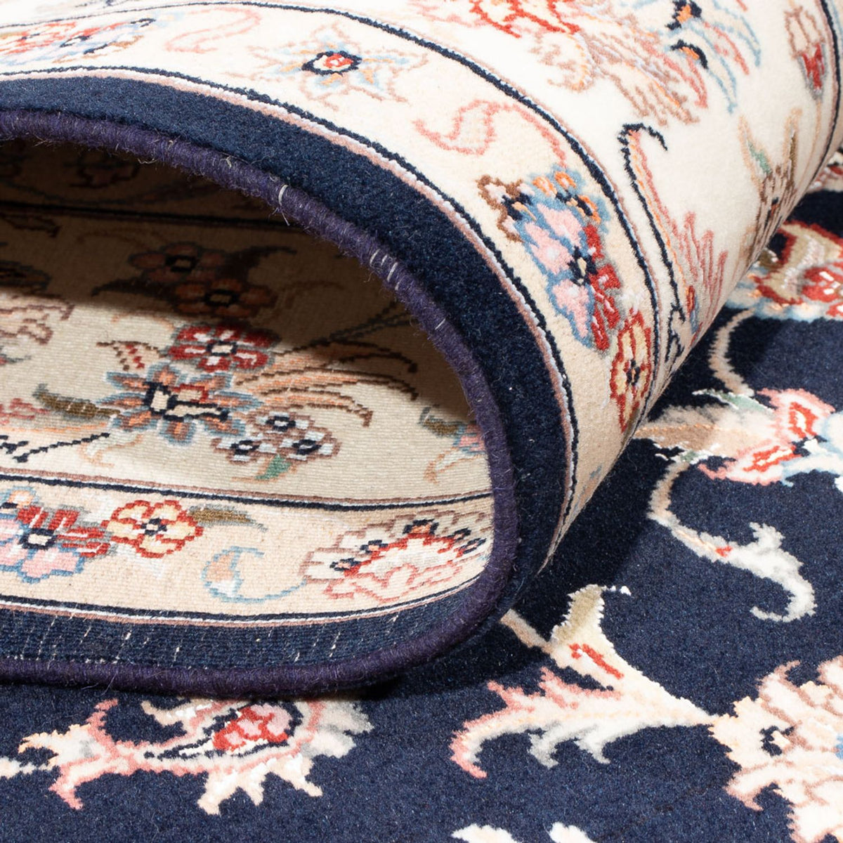 Perzisch tapijt - Tabriz - Royal - 233 x 168 cm - donkerblauw