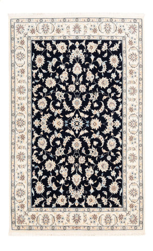 Perzisch tapijt - Nain - Premium - 182 x 120 cm - donkerblauw