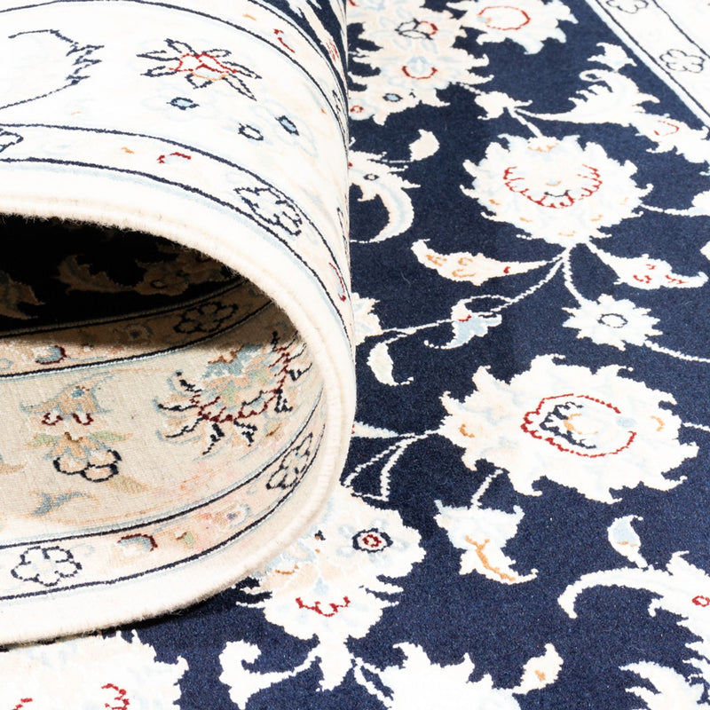 Perzisch tapijt - Nain - Premium - 182 x 120 cm - donkerblauw