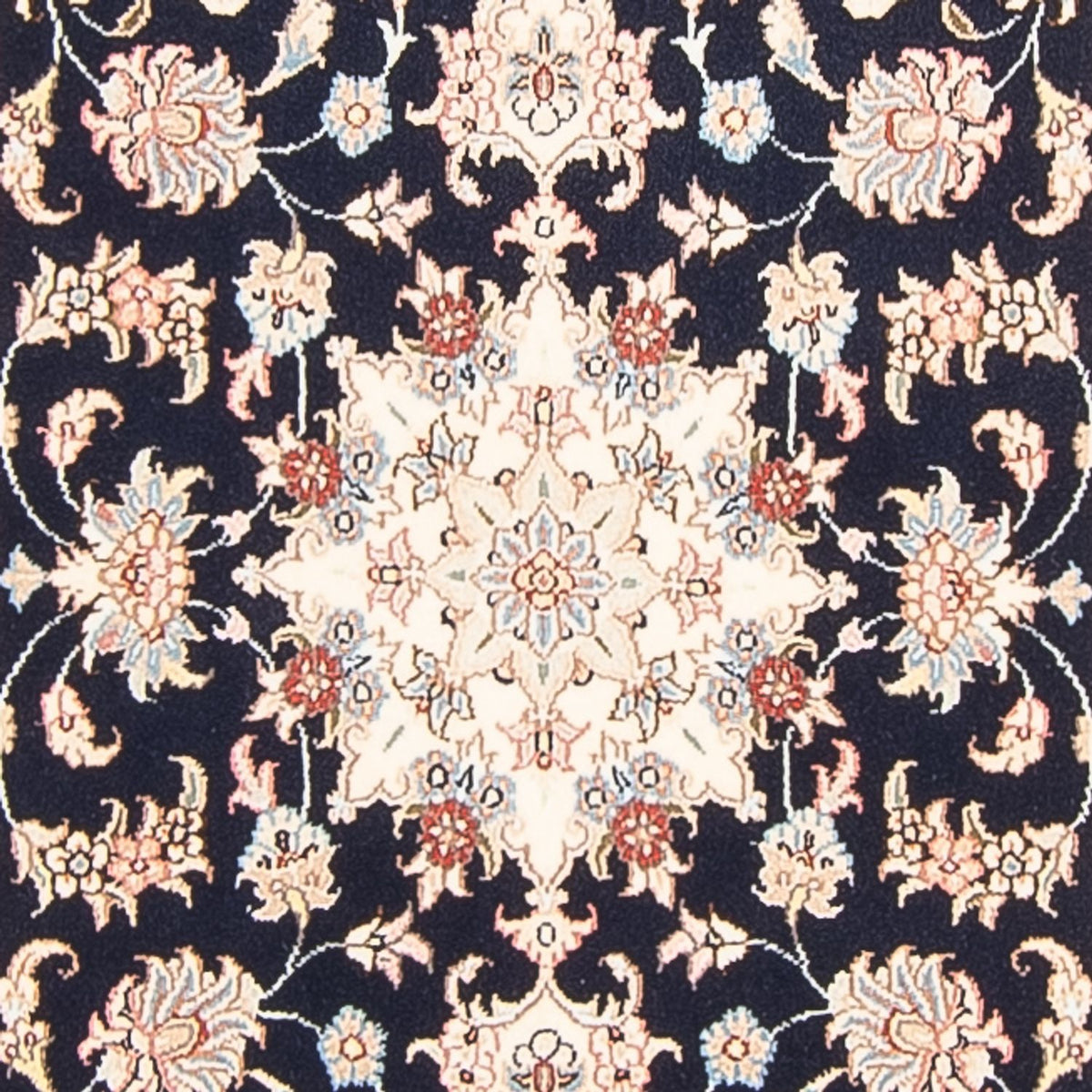 Loper Perzisch tapijt - Tabriz - Royal - 297 x 80 cm - donkerblauw