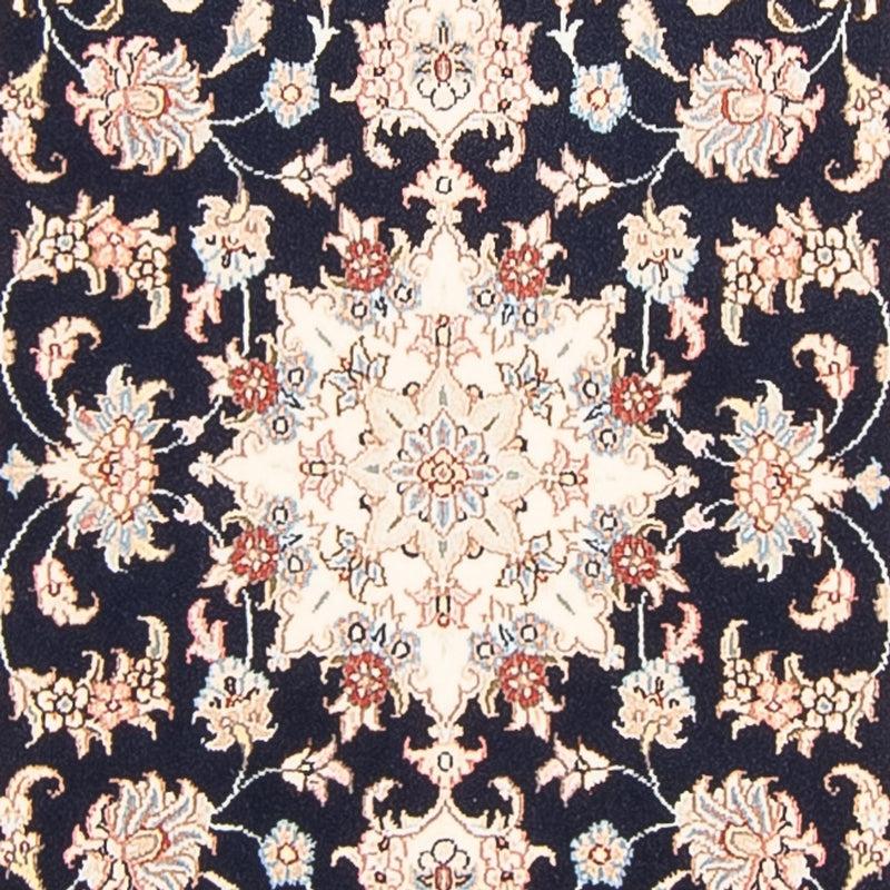 Loper Perzisch tapijt - Tabriz - Royal - 297 x 80 cm - donkerblauw