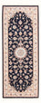 Loper Perzisch tapijt - Tabriz - Royal - 208 x 82 cm - donkerblauw
