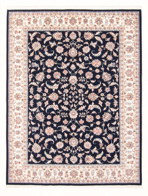 Perzisch tapijt - Tabriz - Royal - 201 x 153 cm - donkerblauw