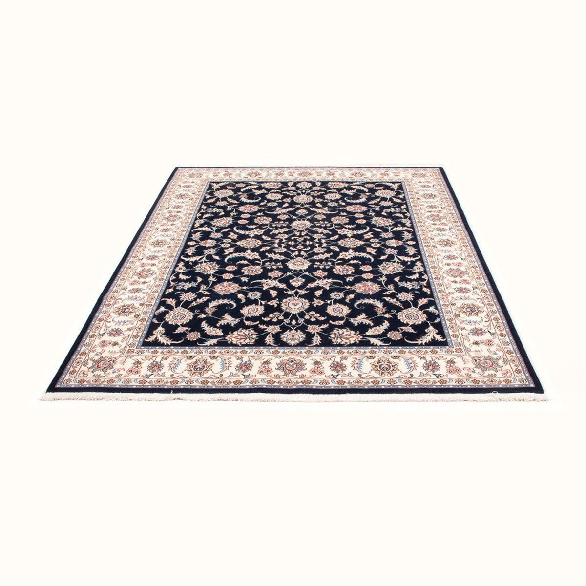 Perzisch tapijt - Tabriz - Royal - 201 x 153 cm - donkerblauw