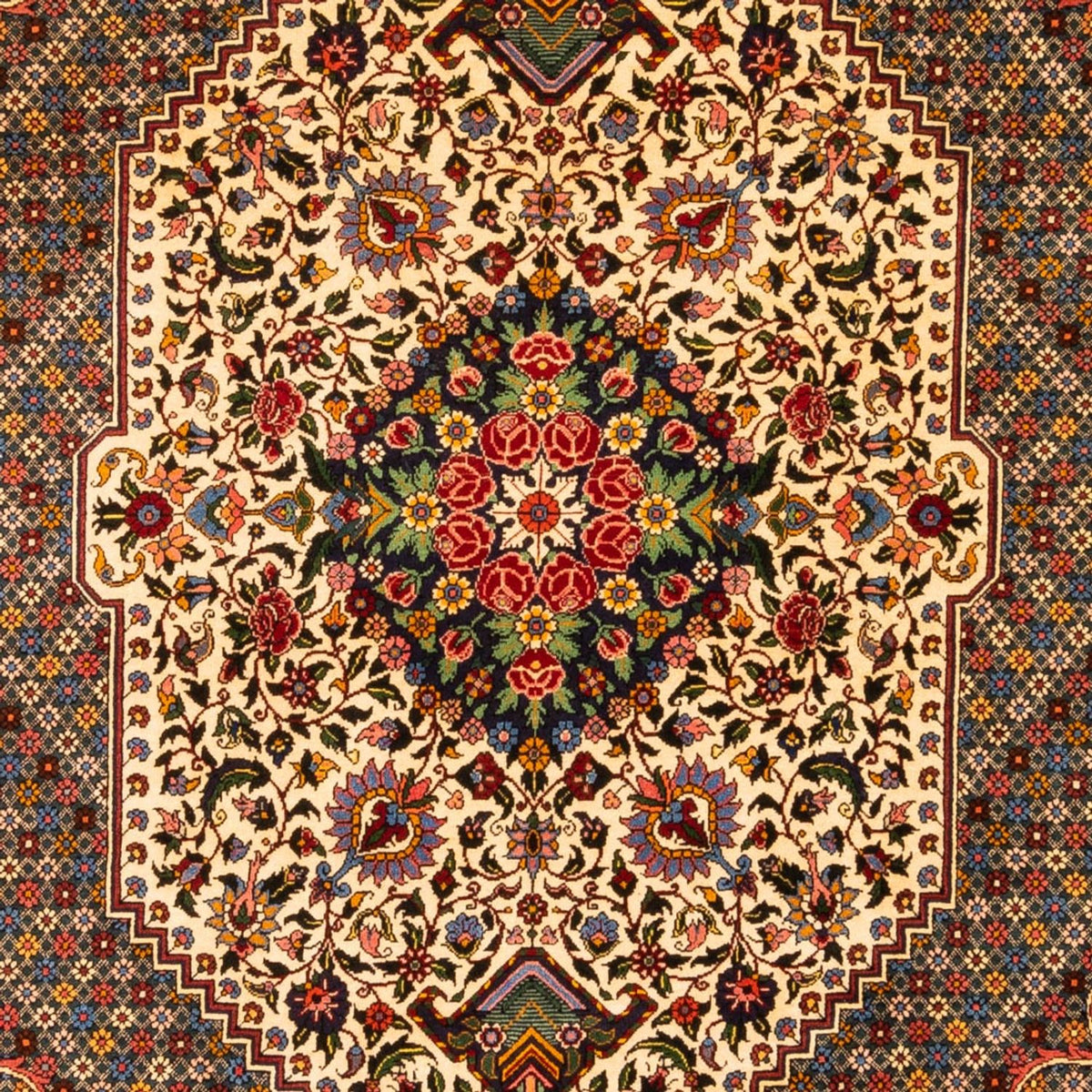 Perzisch Tapijt - Nomadisch - 305 x 206 cm - donker beige