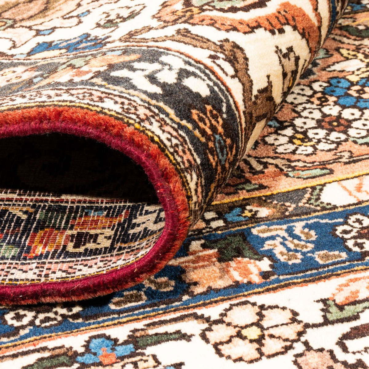 Perzisch Tapijt - Nomadisch vierkant  - 207 x 199 cm - donker beige