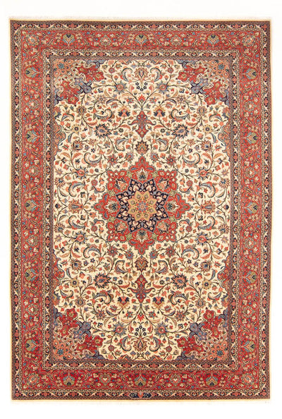 Sarouk Tapijt 203x304cm - Perzisch tapijt - crème