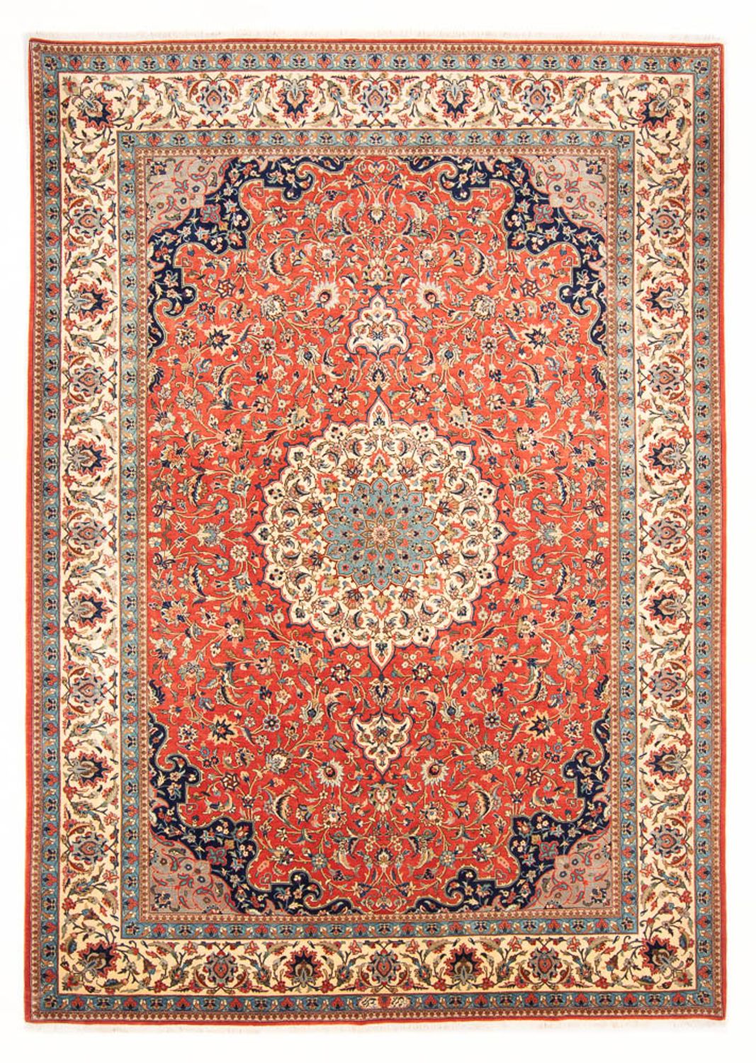 Perzisch tapijt - Ghom - 317 x 220 cm - rood