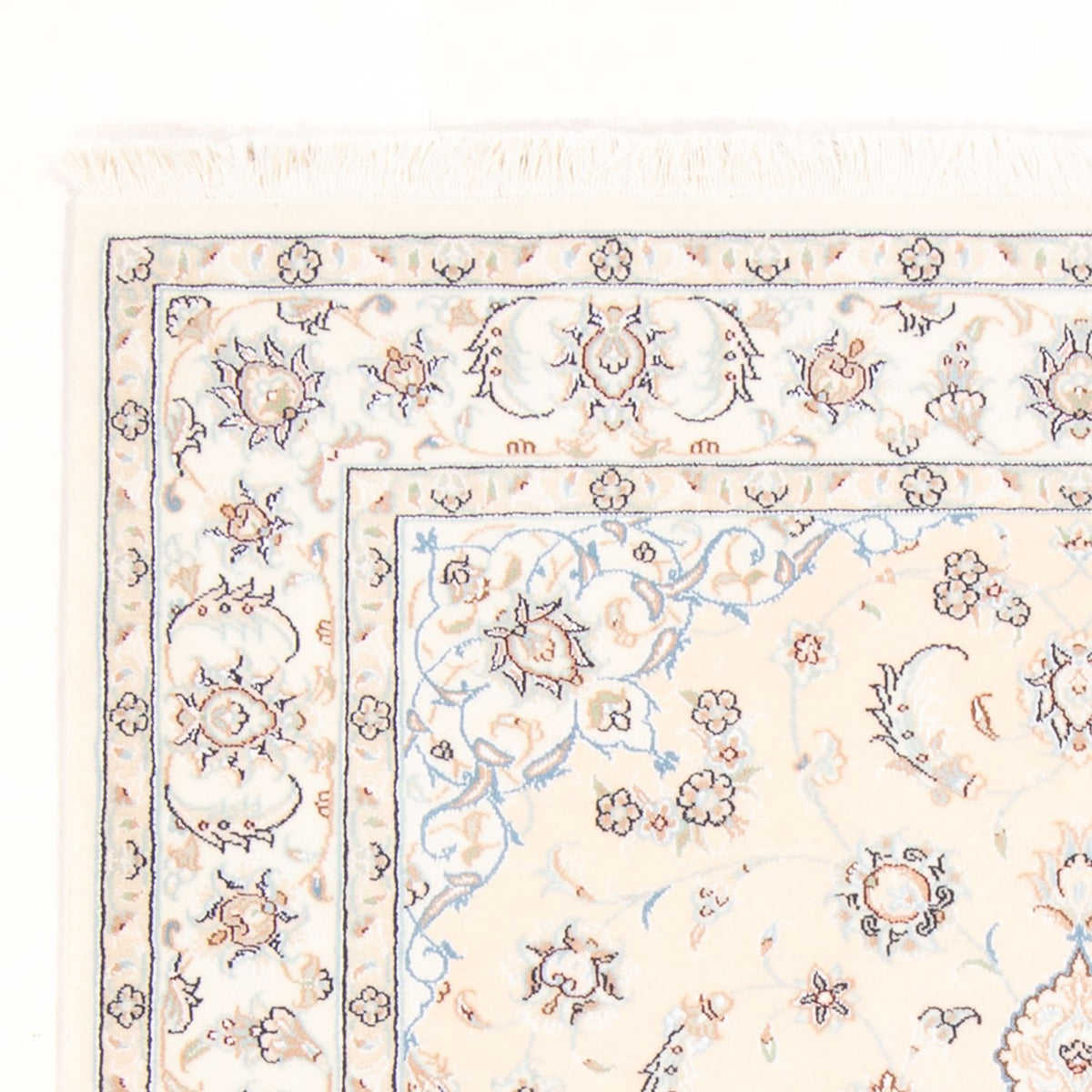 Perzisch tapijt - Nain - Koninklijk - 178 x 121 cm - crème