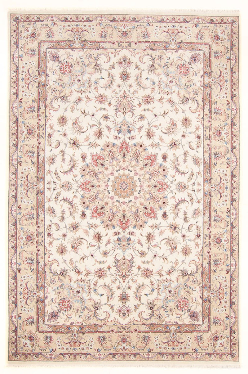 Perzisch tapijt - Tabriz - Royal - 297 x 198 cm - crème
