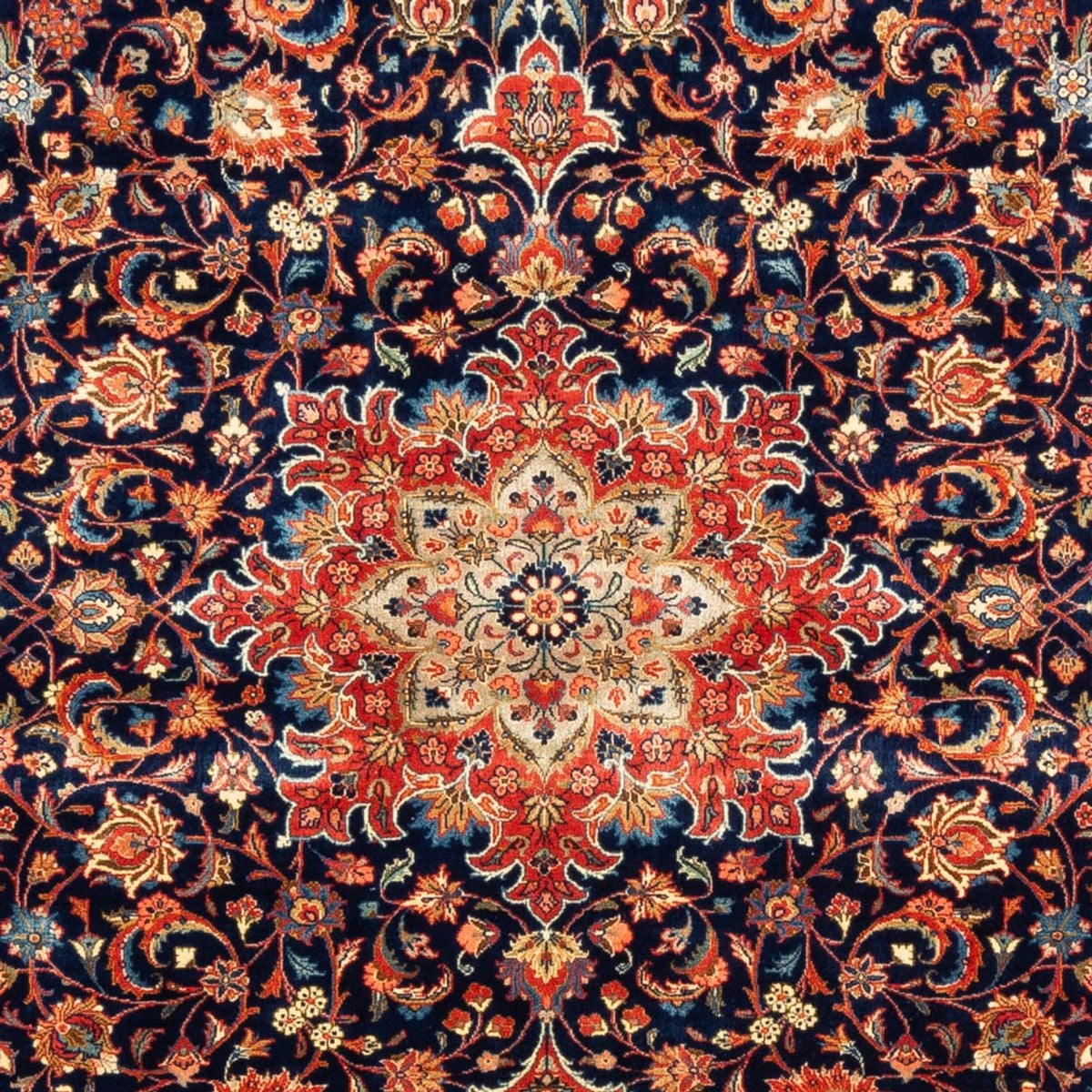 Perzisch tapijt - Klassiek - 255 x 180 cm - donkerblauw