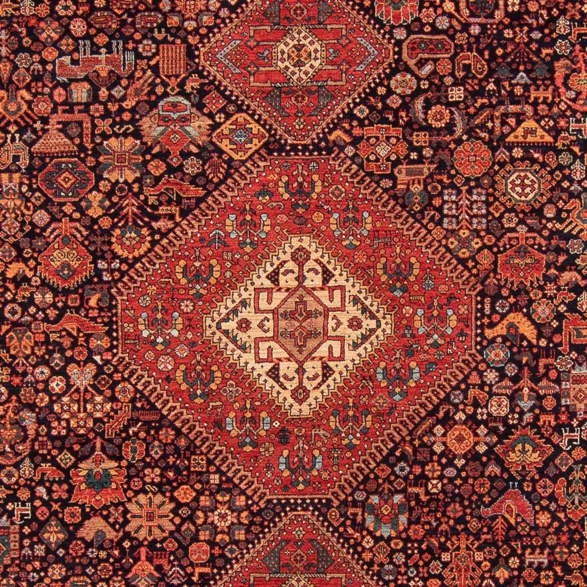 Perzisch Tapijt - Nomadisch - 295 x 213 cm - donkerblauw