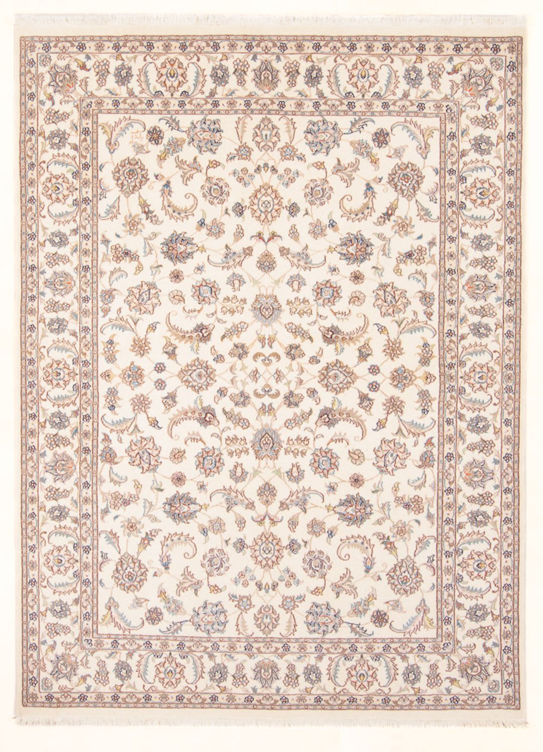 Perzisch tapijt - Tabriz - Royal - 209 x 149 cm - crème