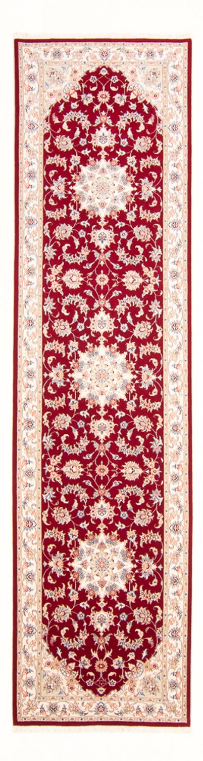 Loper Perzisch tapijt - Tabriz - Royal - 305 x 81 cm - rood