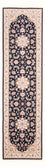 Loper Perzisch tapijt - Tabriz - Royal - 295 x 81 cm - donkerblauw