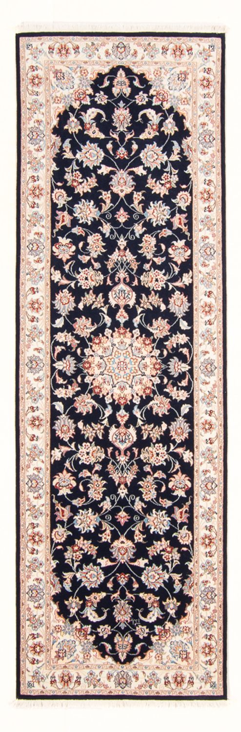 Loper Perzisch tapijt - Tabriz - Royal - 251 x 80 cm - donkerblauw