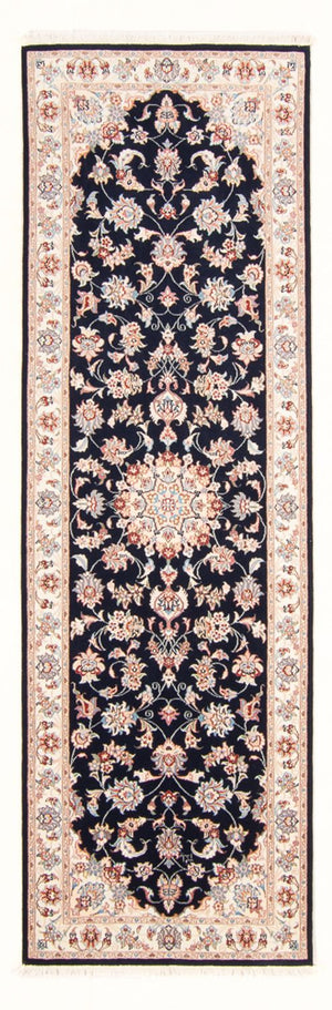 Loper Perzisch tapijt - Tabriz - Royal - 251 x 80 cm - donkerblauw