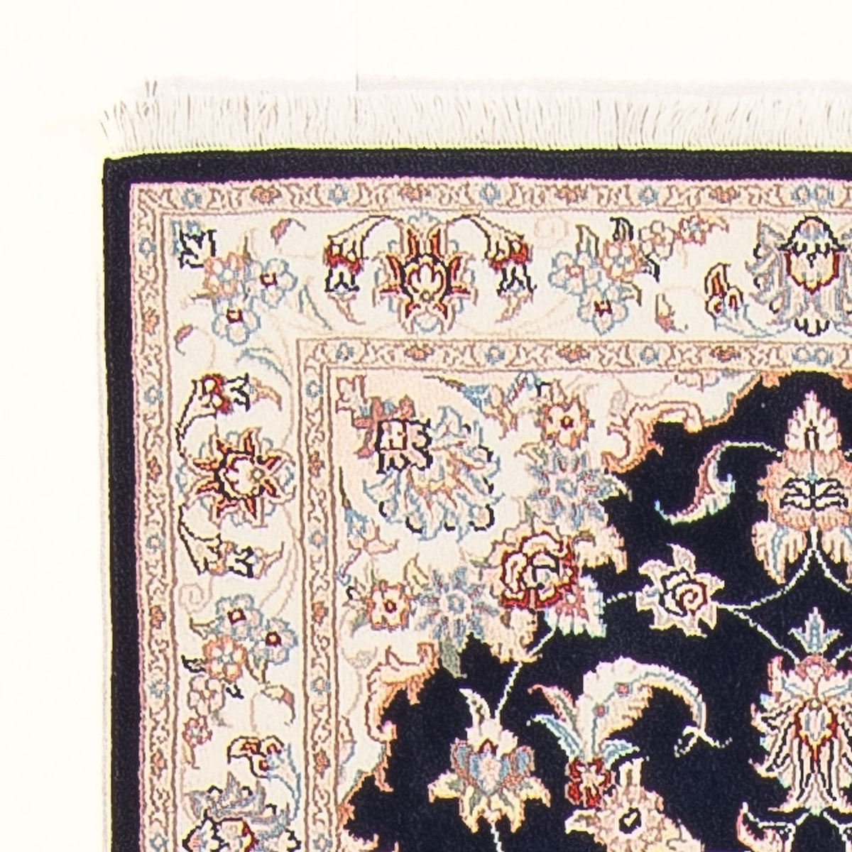 Loper Perzisch tapijt - Tabriz - Royal - 251 x 80 cm - donkerblauw