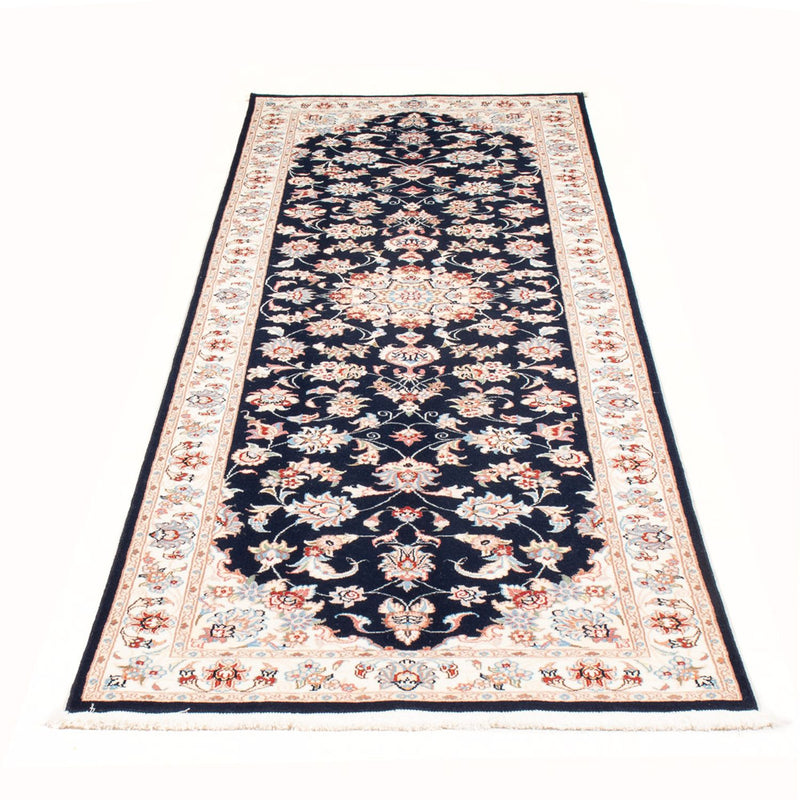Loper Perzisch tapijt - Tabriz - Royal - 251 x 80 cm - donkerblauw