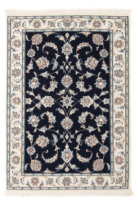 Perzisch tapijt - Nain - Premium - 118 x 80 cm - donkerblauw