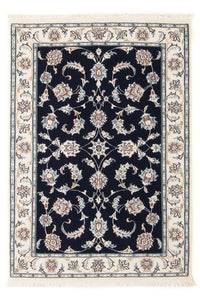 Perzisch tapijt - Nain - Premium - 118 x 80 cm - donkerblauw