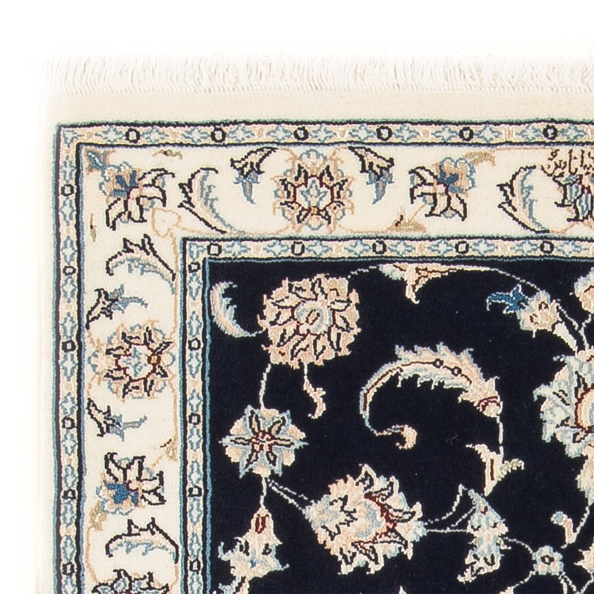 Perzisch tapijt - Nain - Premium - 115 x 80 cm - donkerblauw