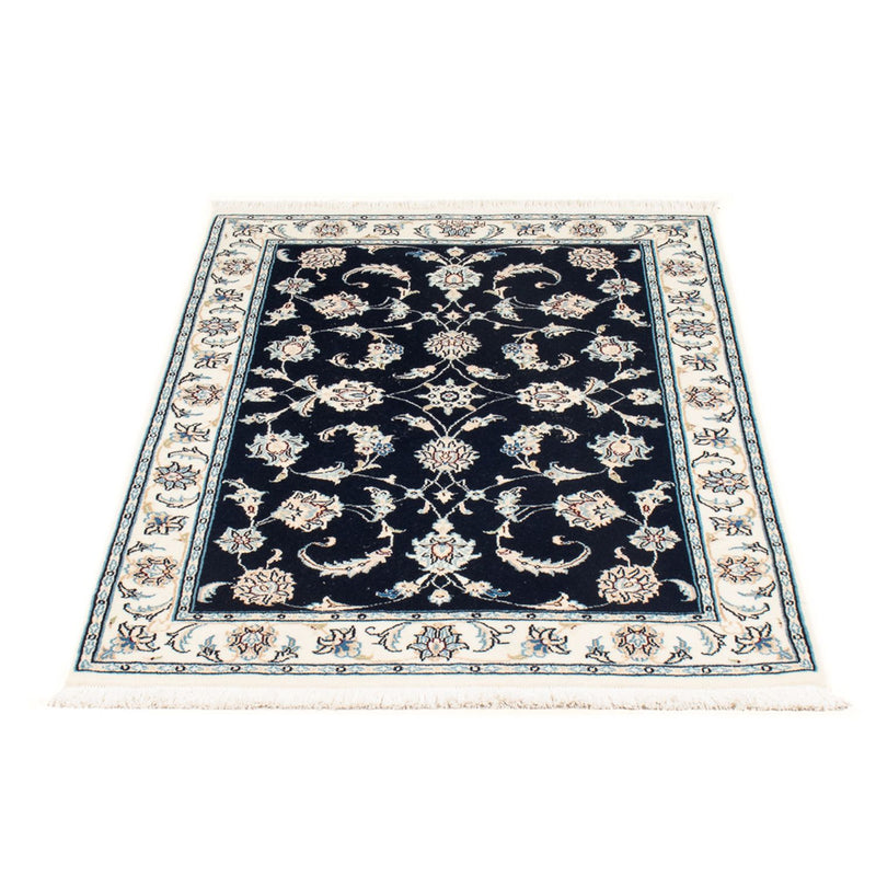 Perzisch tapijt - Nain - Premium - 115 x 80 cm - donkerblauw