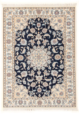 Perzisch tapijt - Nain - Premium - 120 x 80 cm - donkerblauw