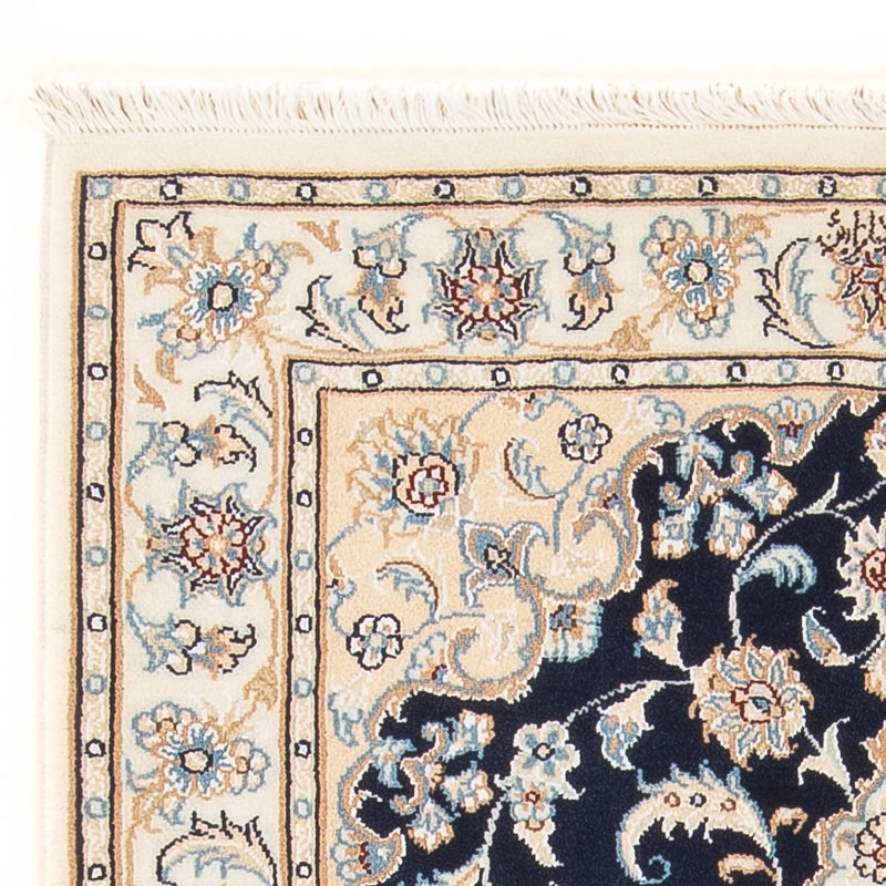 Perzisch tapijt - Nain - Premium - 120 x 80 cm - donkerblauw