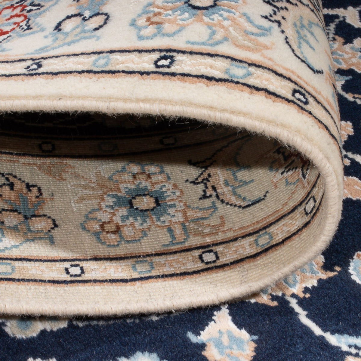 Perzisch tapijt - Nain - Premium - 120 x 80 cm - donkerblauw