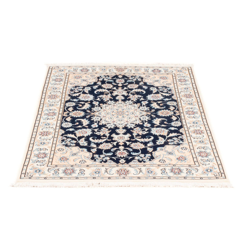 Perzisch tapijt - Nain - Premium - 120 x 80 cm - donkerblauw