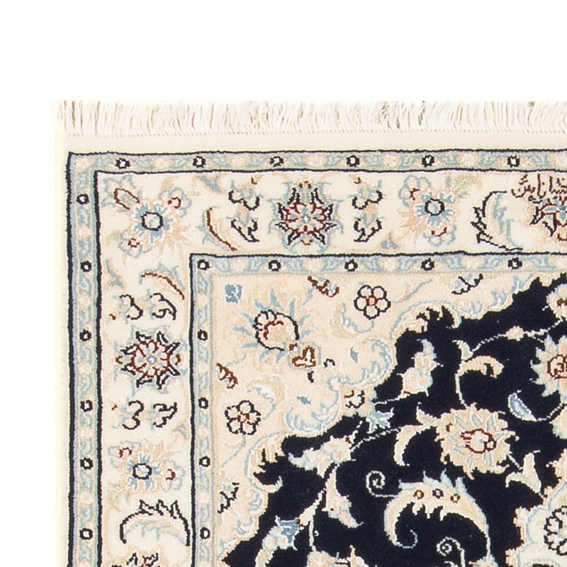 Perzisch tapijt - Nain - Premium - 117 x 81 cm - donkerblauw