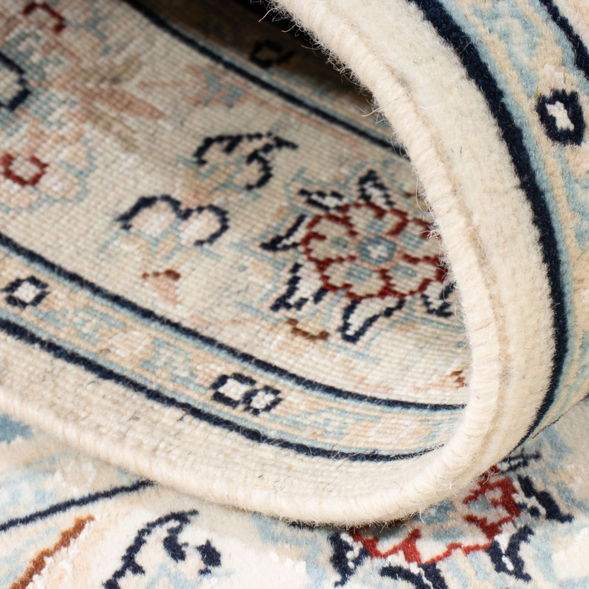 Perzisch tapijt - Nain - Premium - 117 x 81 cm - donkerblauw