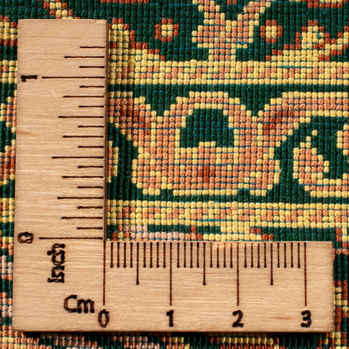 Zijden tapijt - Ghom Silk - Premium - 294 x 196 cm - olijfgroen