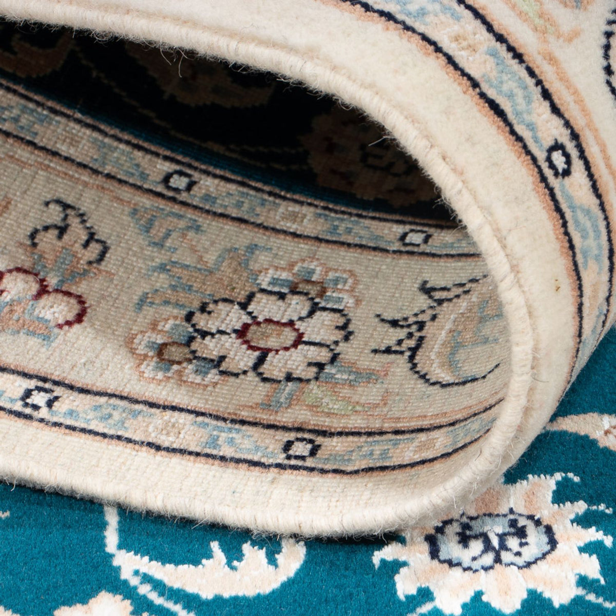 Perzisch tapijt - Nain - Premium - 120 x 81 cm - donkergroen