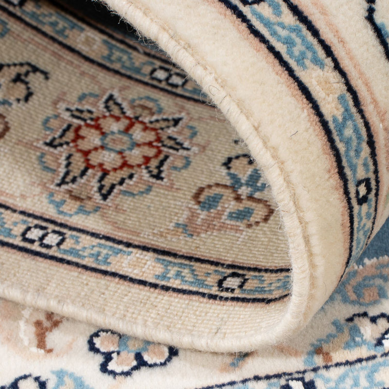 Perzisch tapijt - Nain - Premium - 122 x 81 cm - lichtblauw