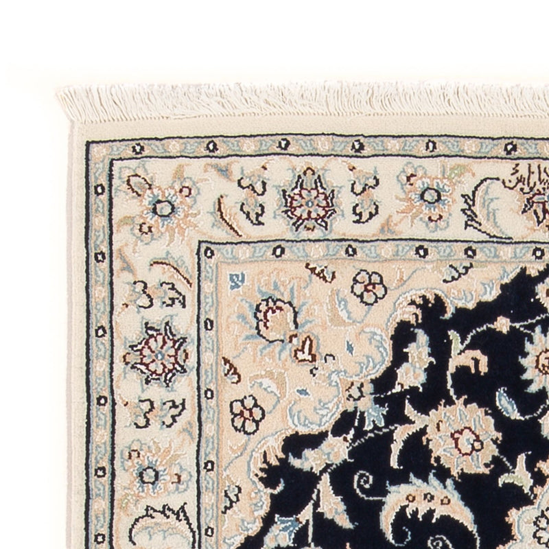 Perzisch tapijt - Nain - Premium - 118 x 81 cm - donkerblauw