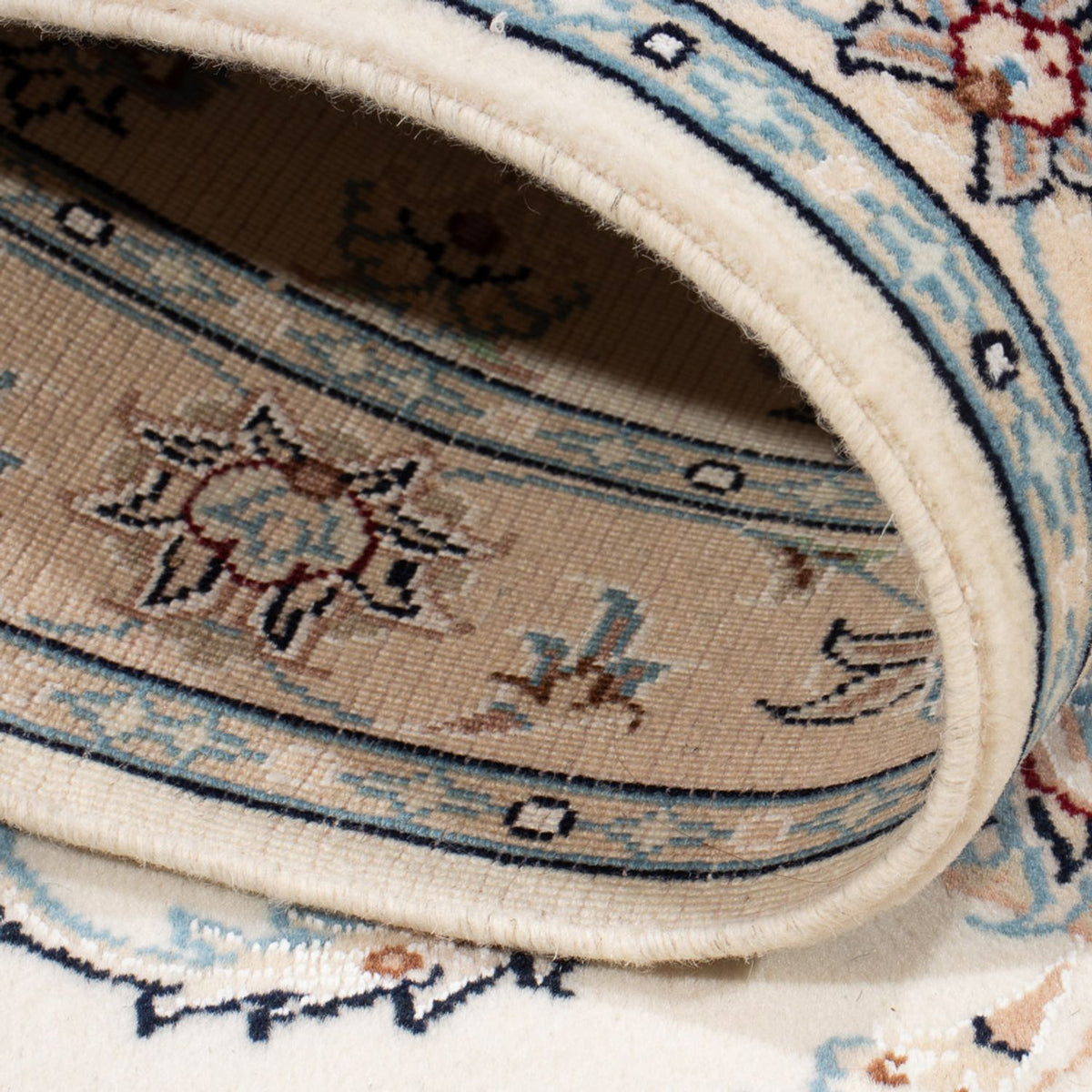 Perzisch tapijt - Nain - Premium - 122 x 81 cm - crème