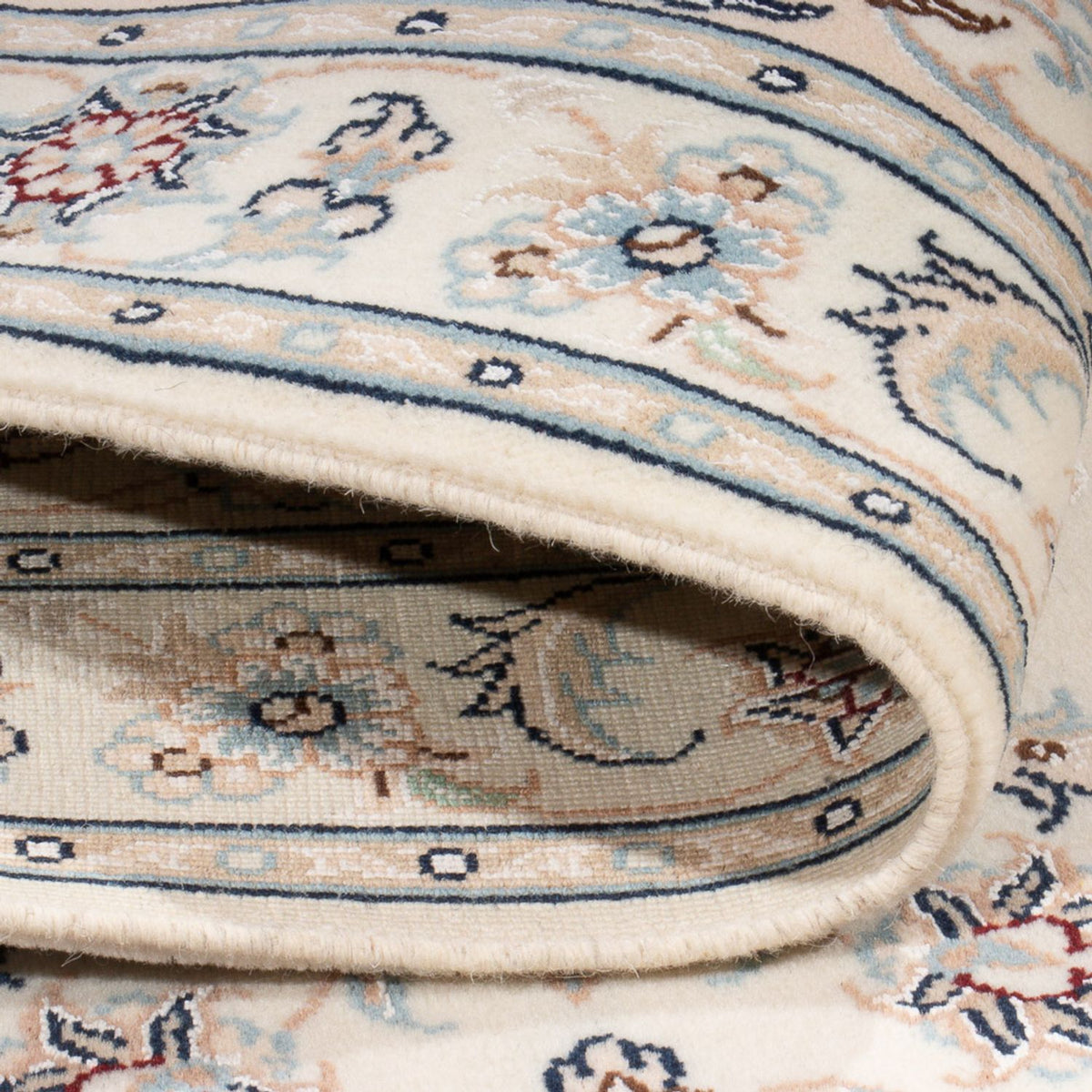 Perzisch tapijt - Nain - Premium - 124 x 81 cm - crème