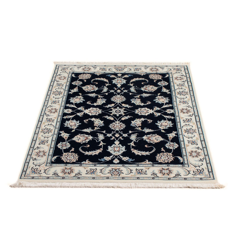 Perzisch tapijt - Nain - Premium - 118 x 81 cm - donkerblauw
