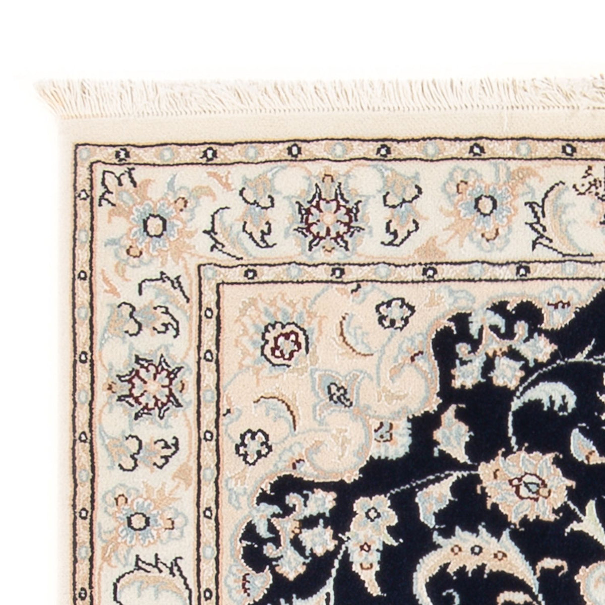 Perzisch tapijt - Nain - Premium - 120 x 81 cm - donkerblauw