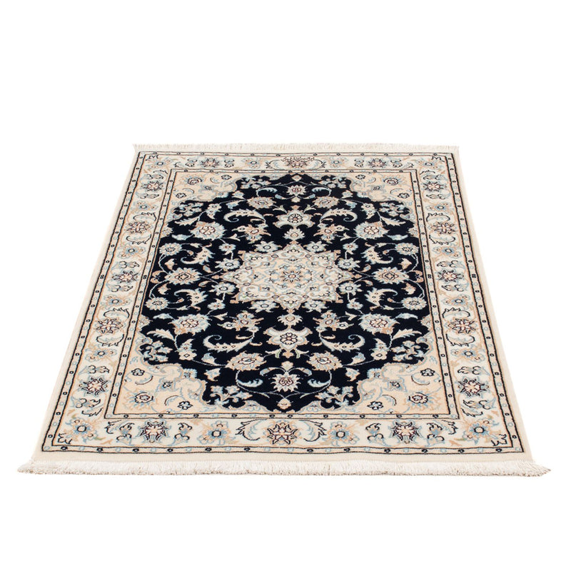 Perzisch tapijt - Nain - Premium - 120 x 80 cm - donkerblauw