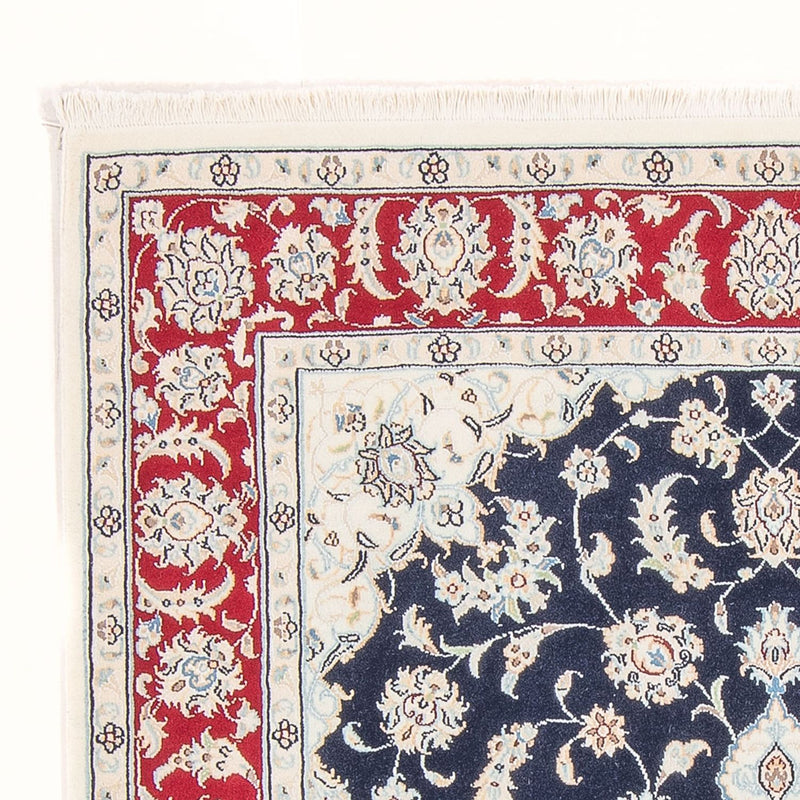 Perzisch tapijt - Nain - Koninklijk - 178 x 120 cm - donkerblauw