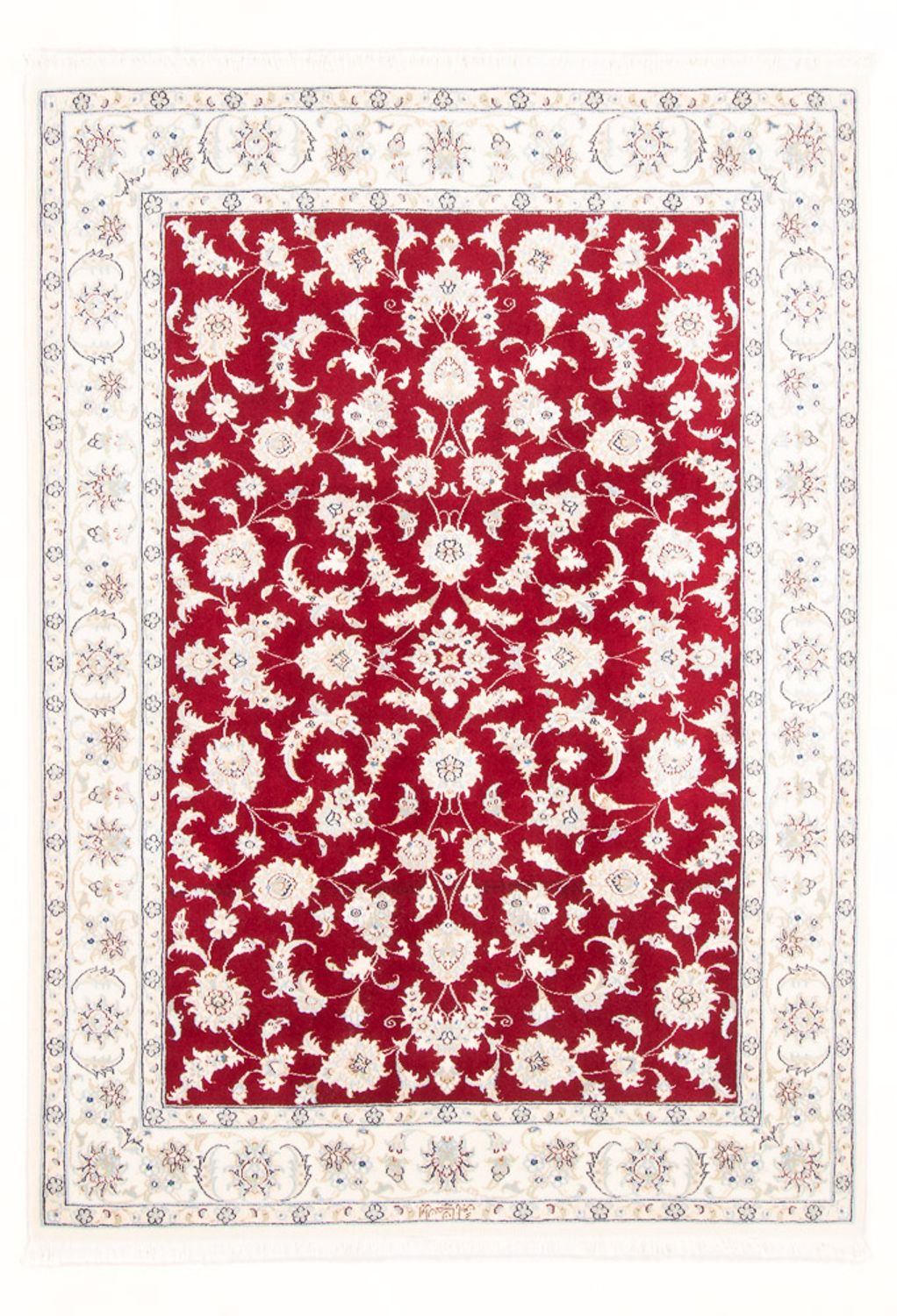 Perzisch tapijt - Nain - Koninklijk - 173 x 122 cm - rood