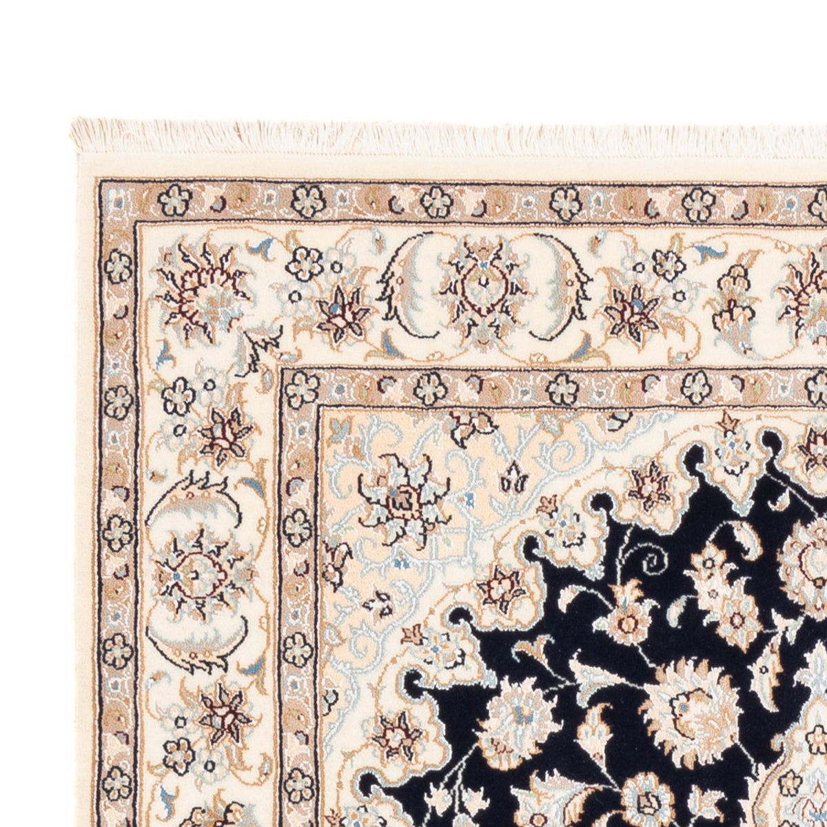 Perzisch tapijt - Nain - Premium - 180 x 120 cm - donkerblauw